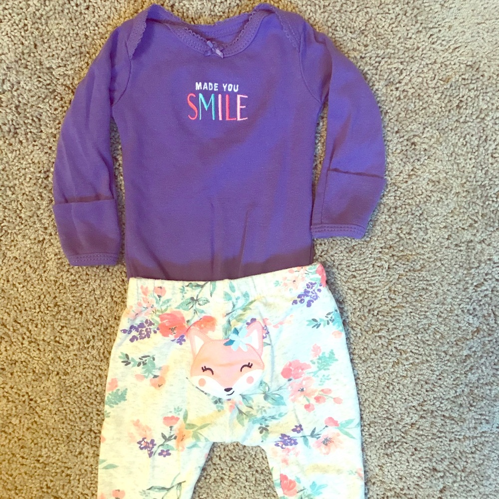 Adorable “Made You Smile” Outfit - Newborn